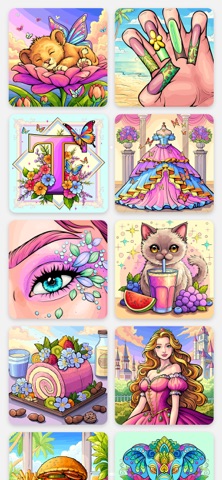 Paint.ly: Color by Number iPhone screenshot