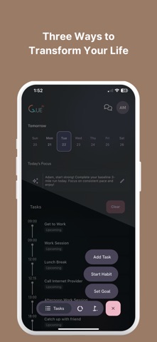 Cue: Personal AI Assistant iPhone screenshot