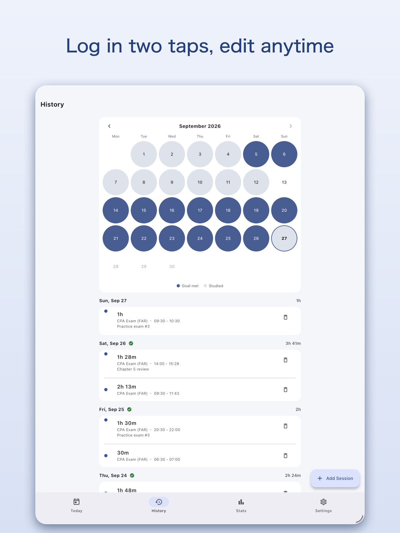 Screenshot 6 of StudyPace - Exam Study Tracker