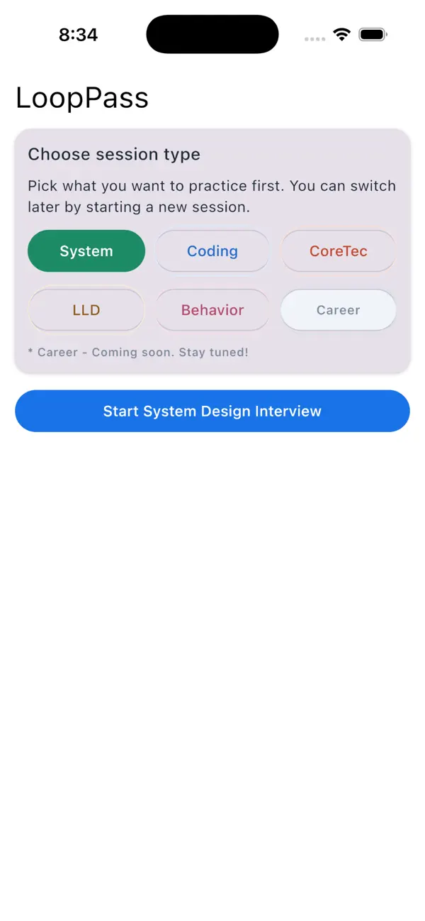 #3. LoopPass: AI Coding Interview (iOS) Bởi: Tomer Ben David