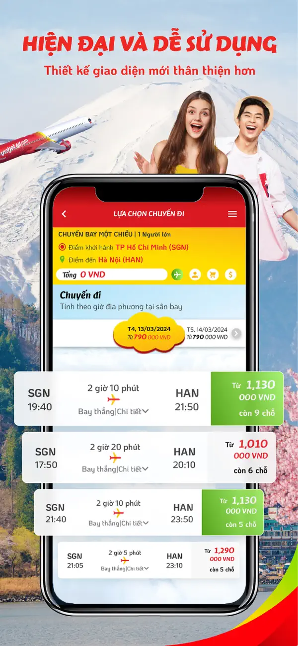 Screenshot #1 pour VietJet Air