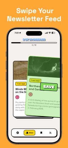 Nibbl: Newsletter & RSS Reader Screenshot 1 of 5
