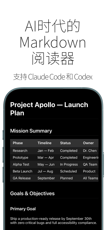 Mdly – Markdown Viewer App Store screenshot 1