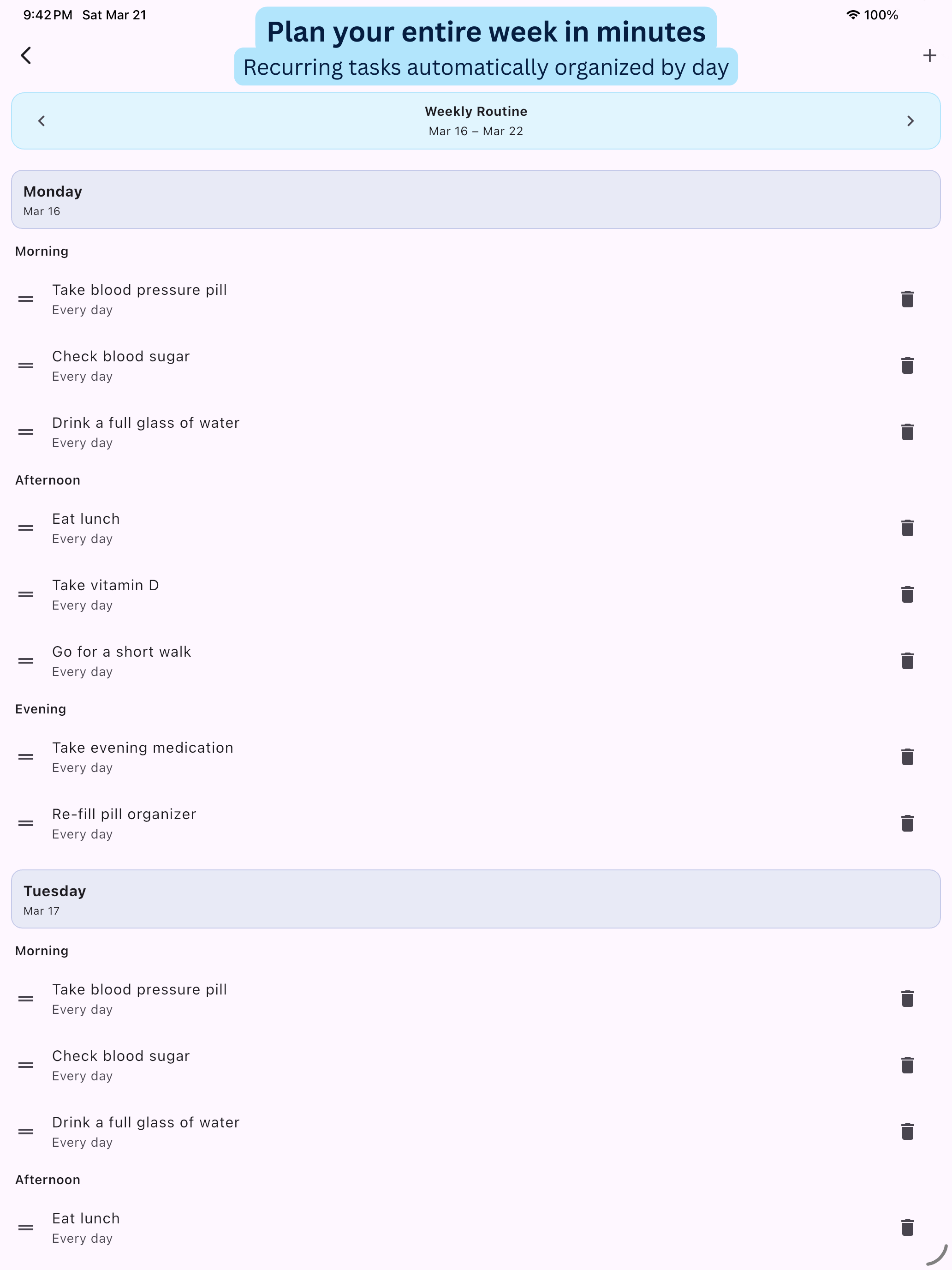 Daily Routine Checklist screenshot 7