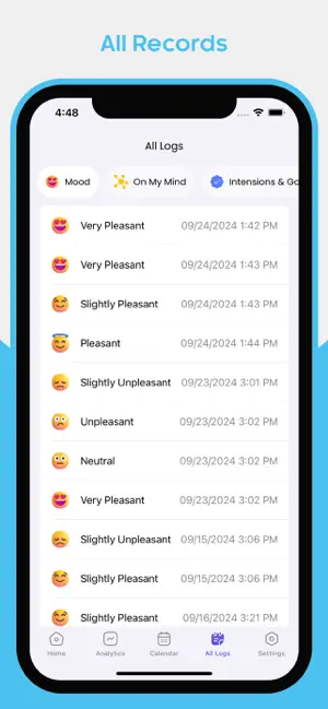 Mood Tracker, Well-Being screenshot 3