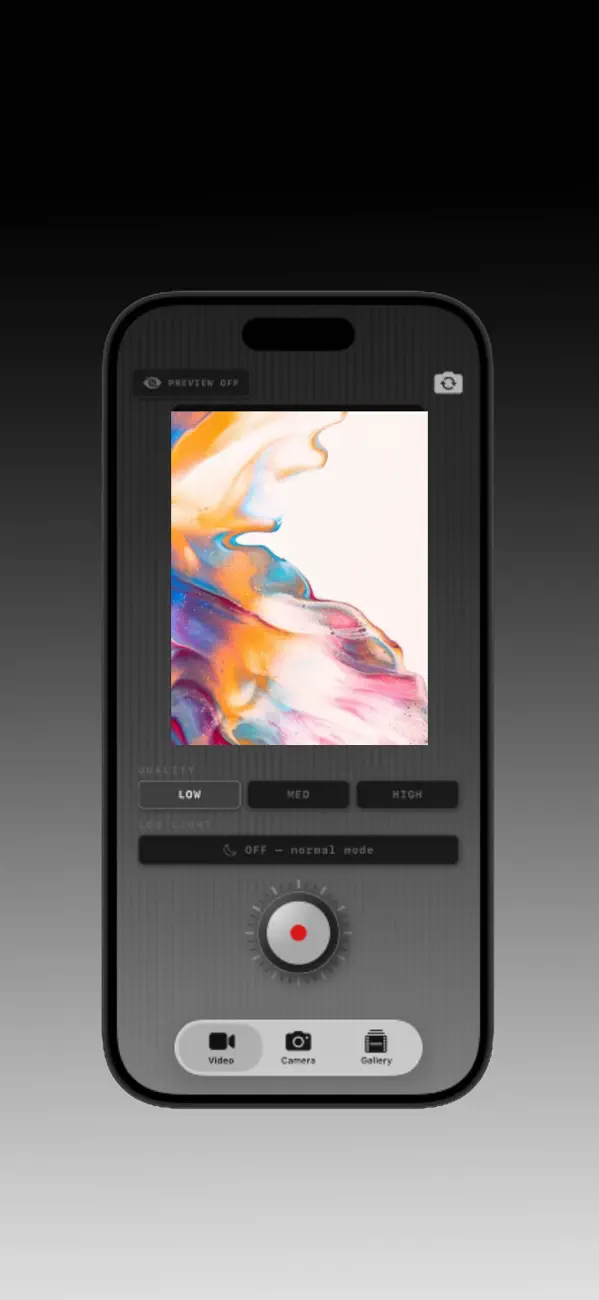 Screenshot #1 pour Low Battery Camera