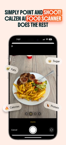 AI Calorie scanner - Zwintji iPhone screenshot