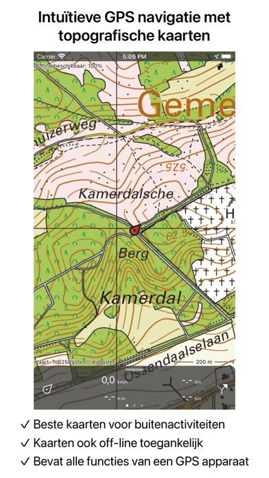 Topo GPS - Topografische kaart iPhone screenshot 1