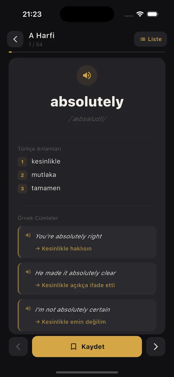 Screenshot #3 pour Eurolingo: İngilizce Kartları