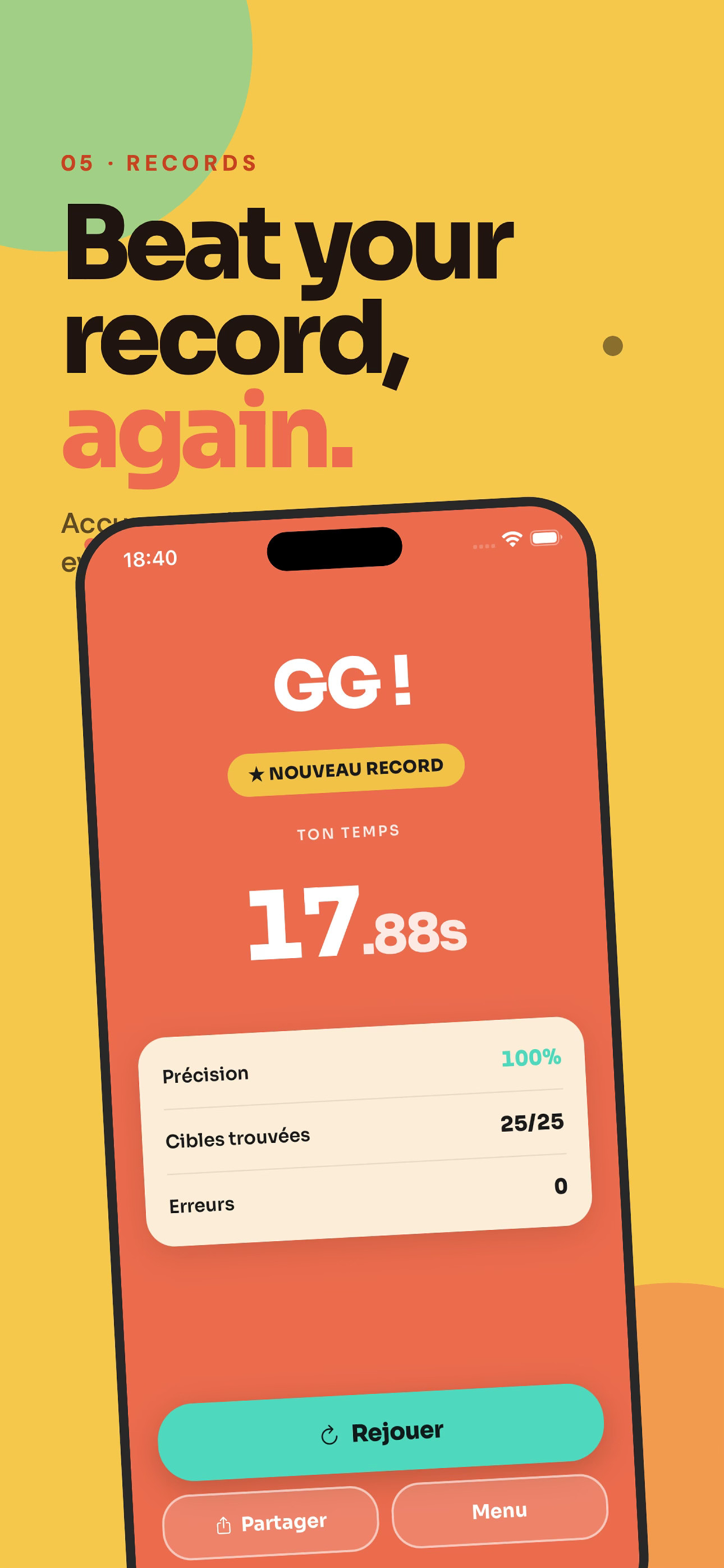 Tap 1-100 : Tap Numbers