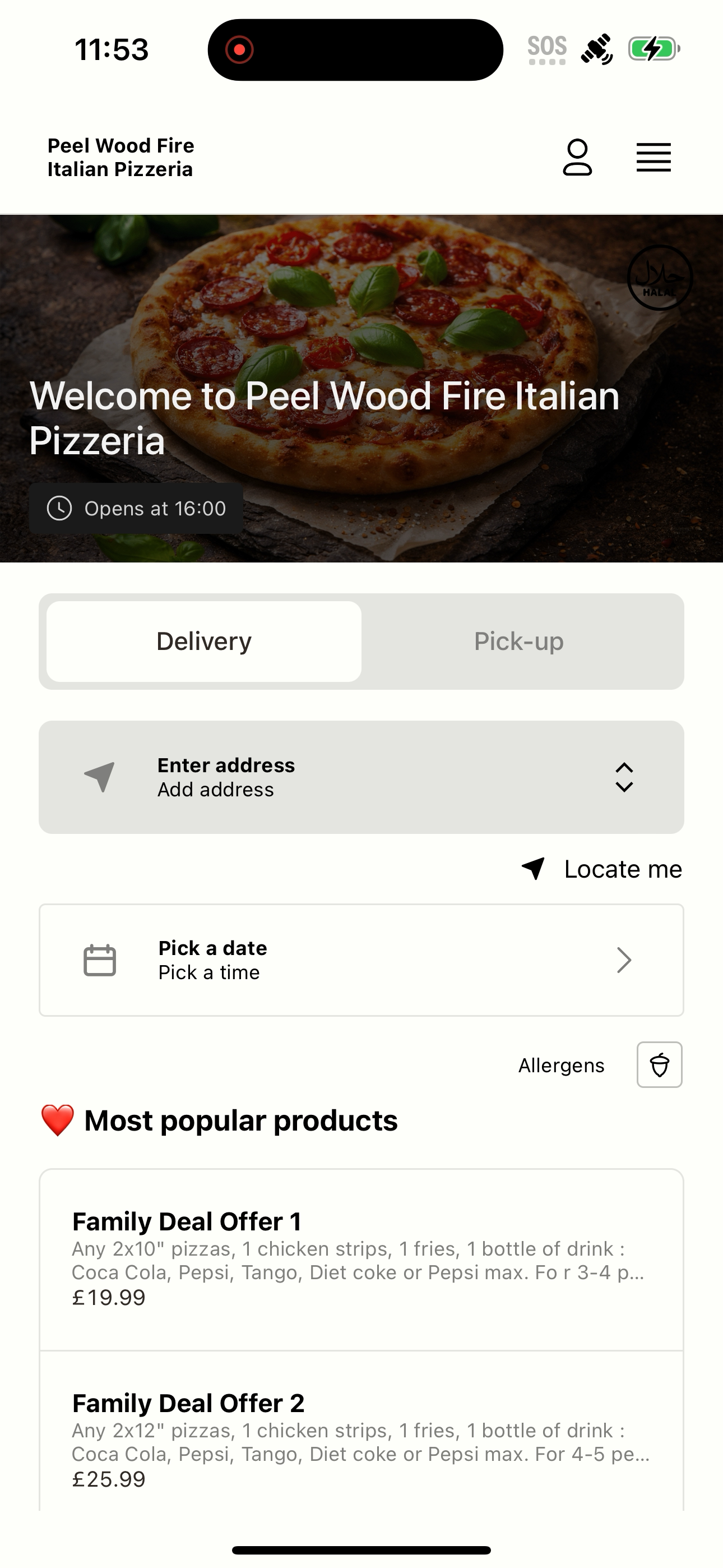 Peel Wood Fire Italian Pizzeri