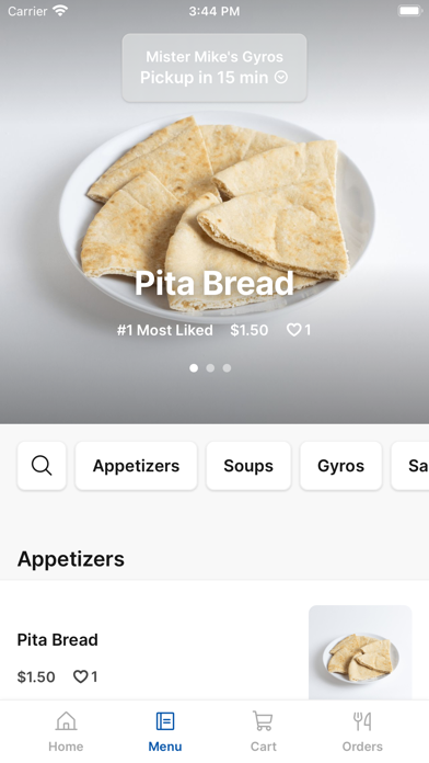 Mister Mike's Gyros iPhone screenshot 2 - Food & Drink app