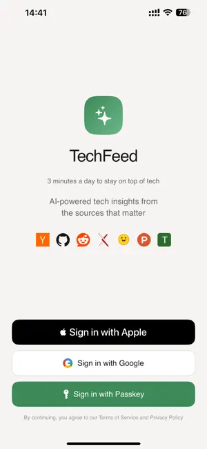 TechFeed - Tech News screenshot 1