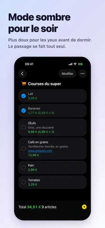 Liste de courses, Notes & Prix screenshot 9 of 10