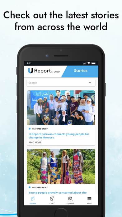 U-Report Screenshot