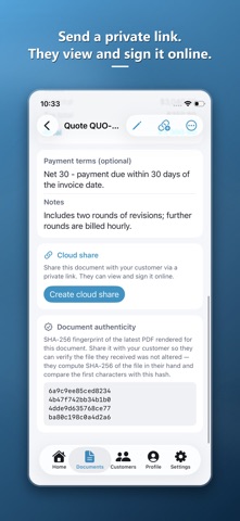 Workio - Quotes, Invoices, PDF Screenshot 9 of 10