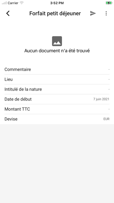 Screenshot #3 pour Cegid Notes de frais