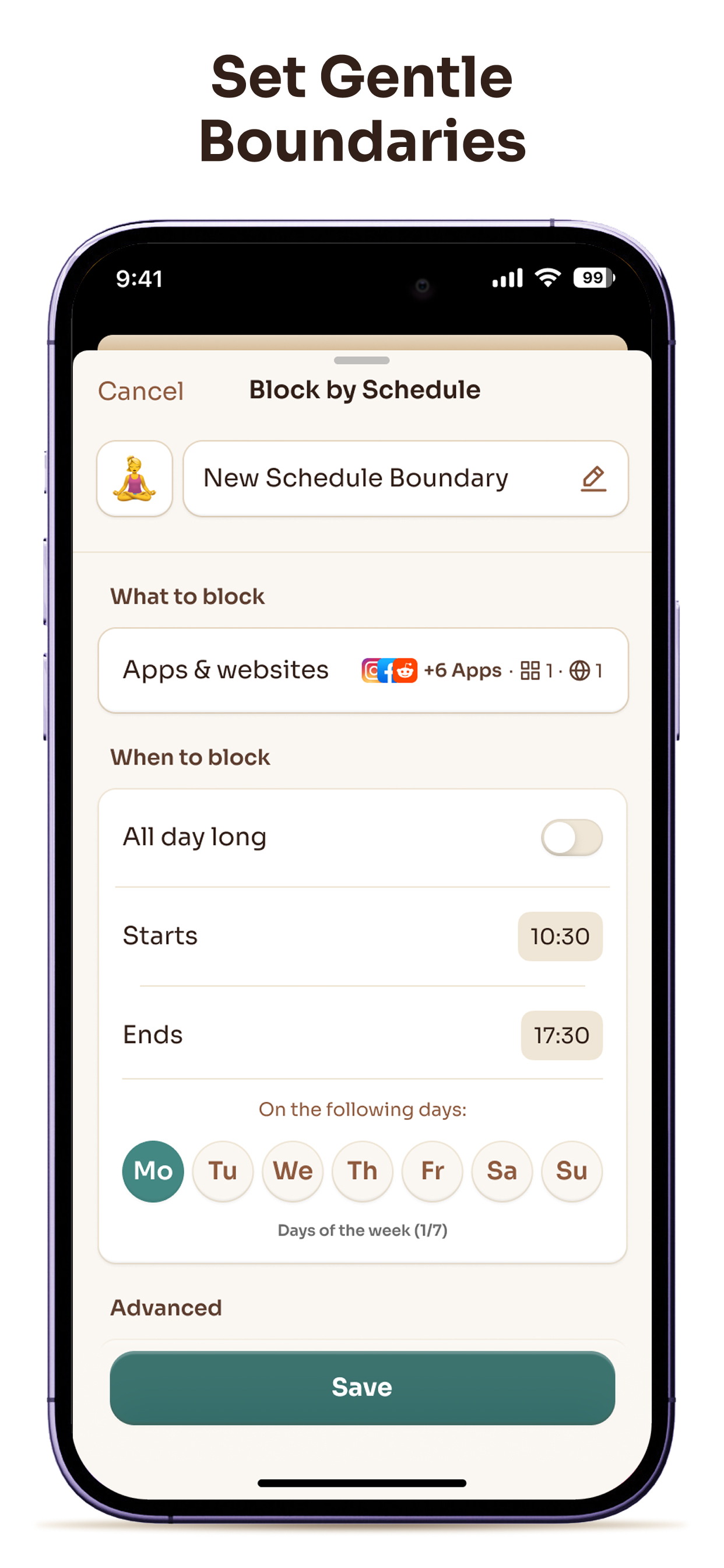 Balance: Screen Time Control