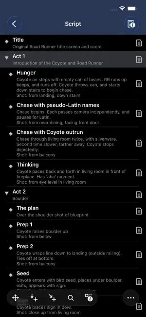 Outliner screenshot 4