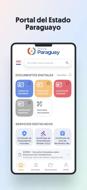 PortalParaguay iPhone screenshot 1