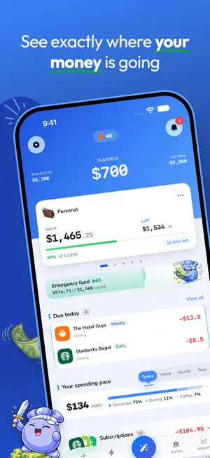 Budget Planner App - FloosYo screenshot 1