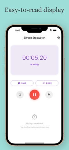 Stopwatch App+ Screenshot 4 of 5