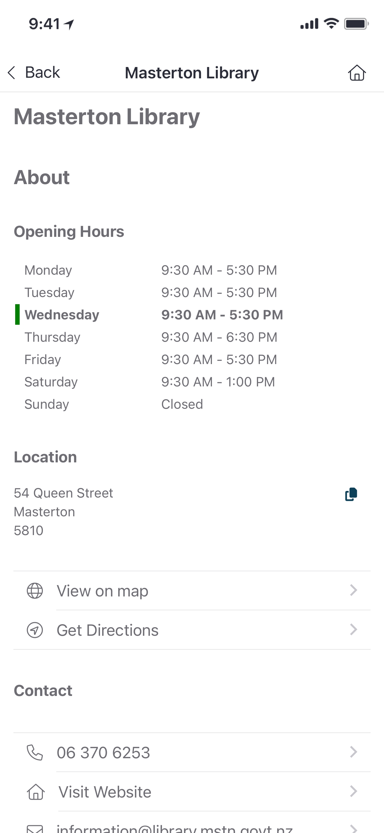 Masterton District Library screenshot 4