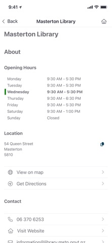 Masterton District Library Screenshot 4 of 6