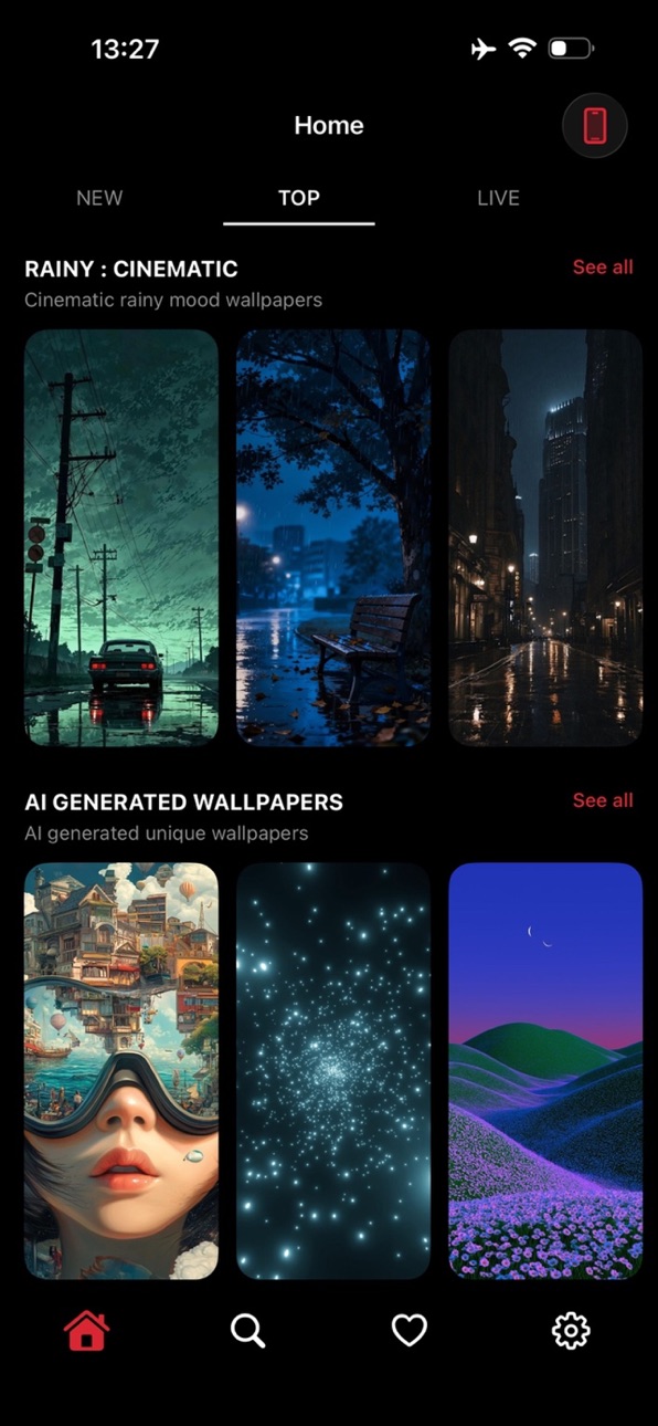 iPhone screenshot