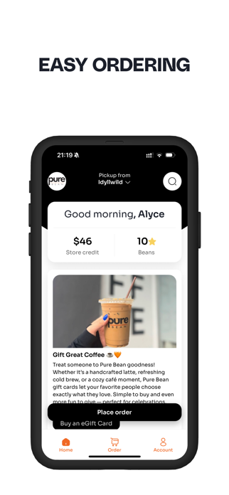 Pure Bean Coffee Roasters Screenshot 1 of 7