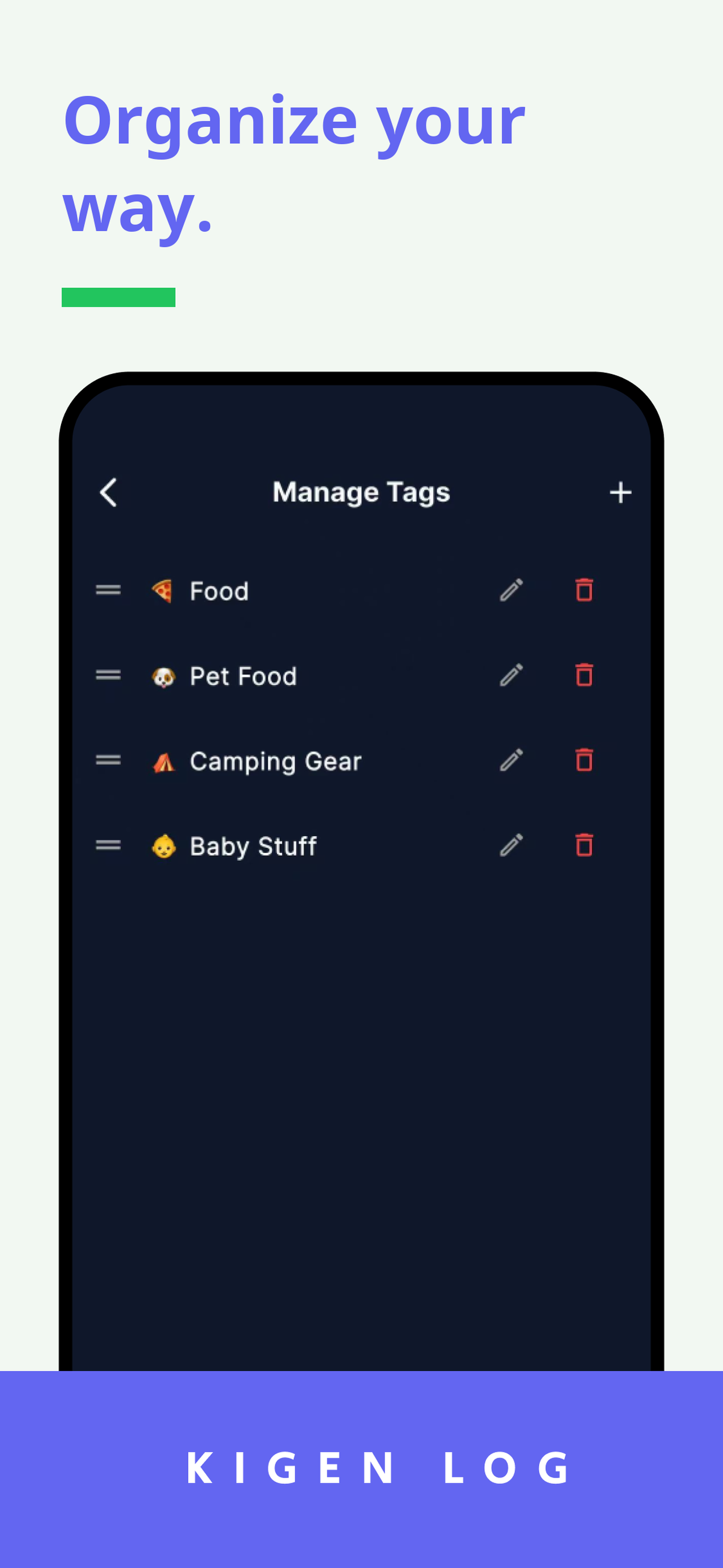 Kigen Log: Expiration Tracker screenshot 6