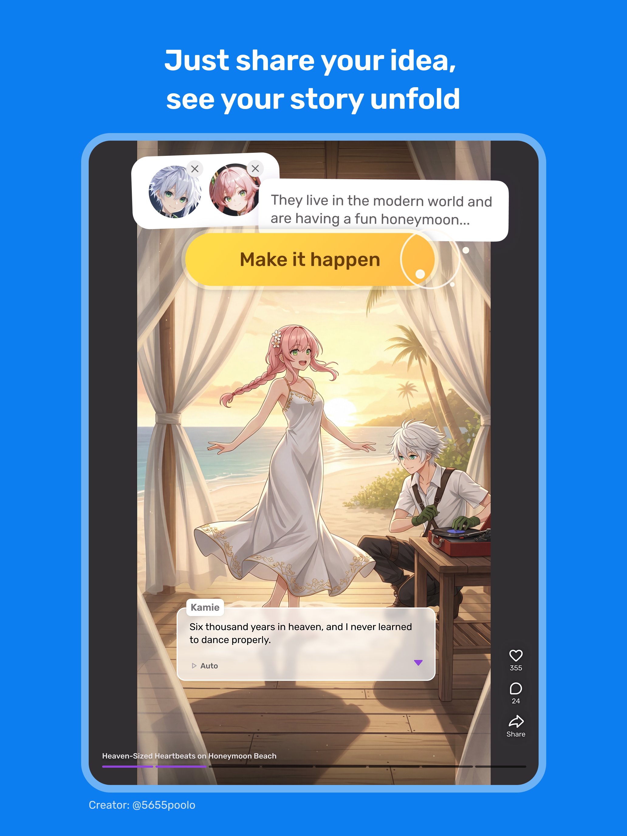 WhatIf: Create Anime Stories