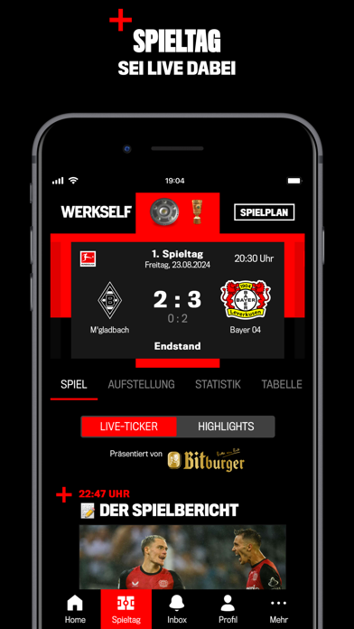 Bayer 04 Leverkusen Screenshot