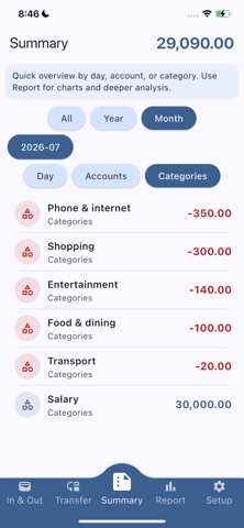 My Money Pocket screenshot