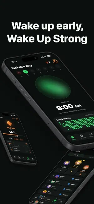 WakeStrong Push-Up Alarm Clock screenshot 1