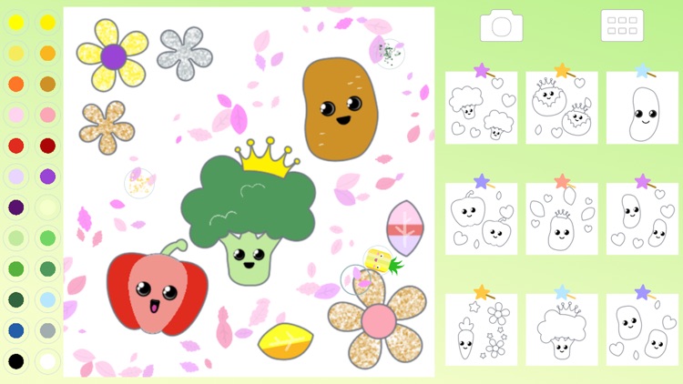 Vegetable Coloring Kid Toddler screenshot-6