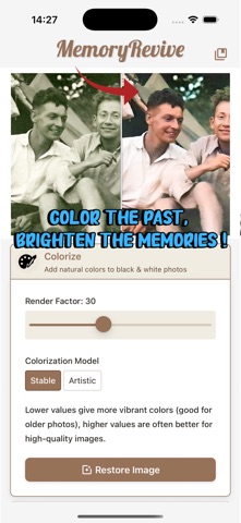 MemoryRevive: AI Photo Restore Screenshot 6 of 6