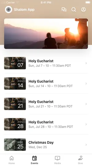 Shalom Anglican screenshot 2