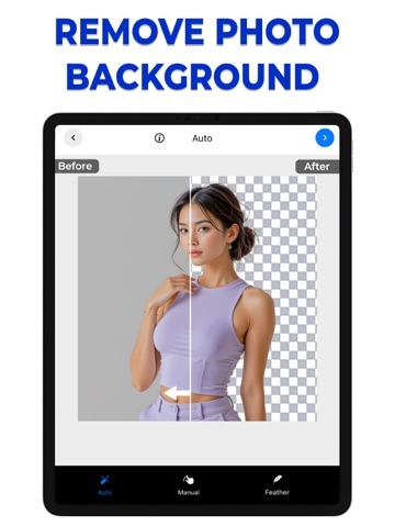 Photo Background Changer .. iPad screenshot