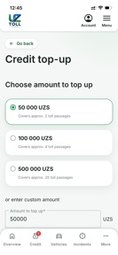 Uz Toll Road screenshot