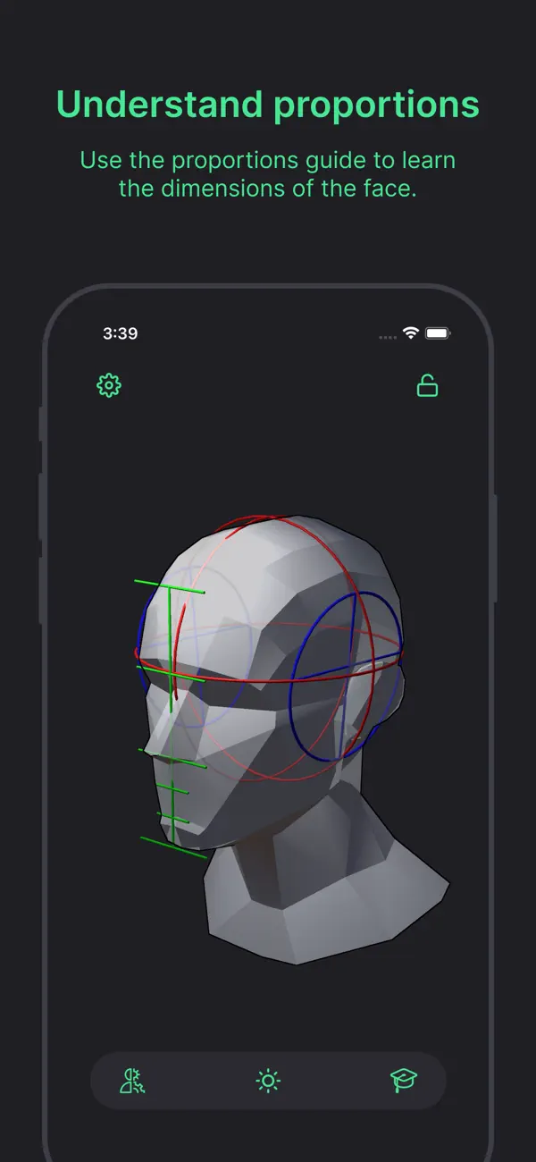 #5. Head Model Studio - Art Study (iOS) Av: Wes Castain