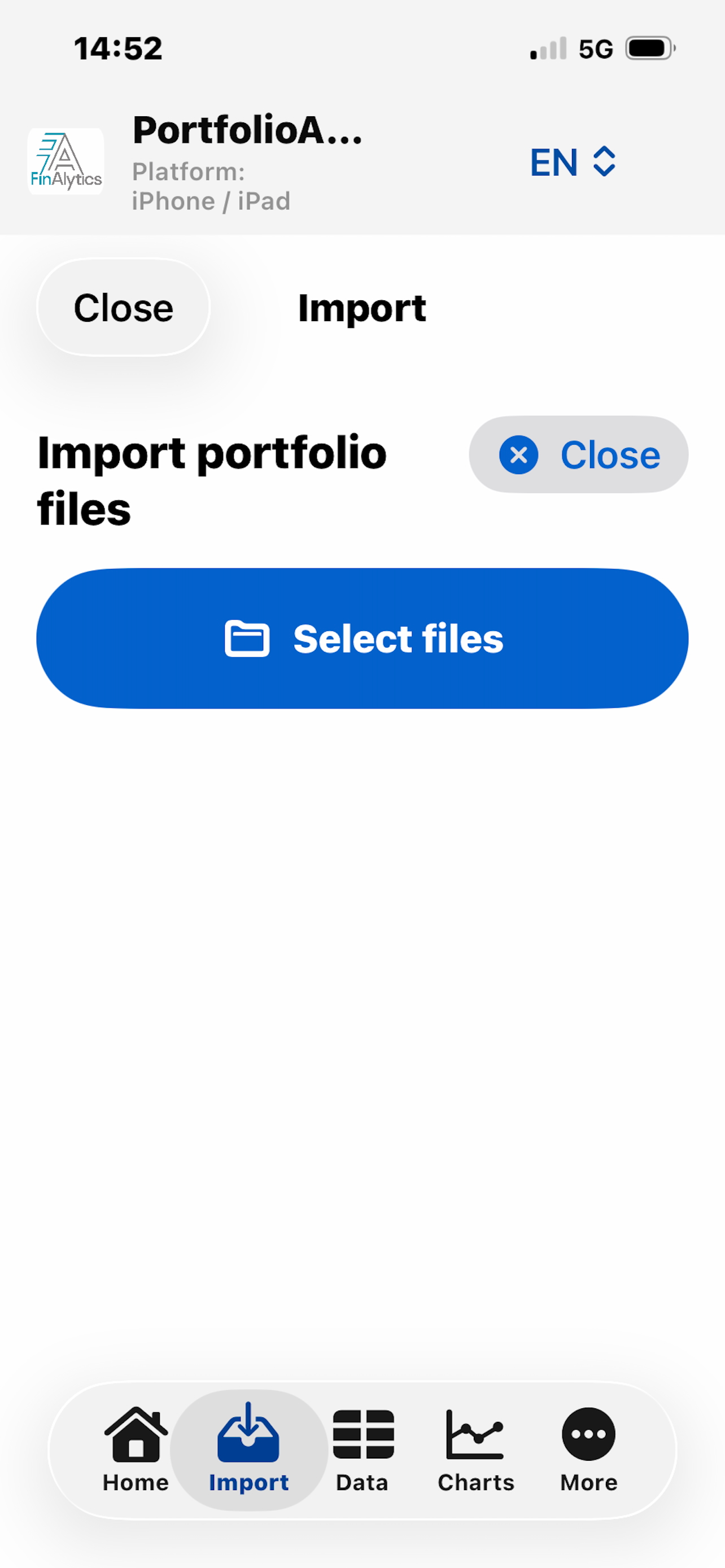PortfolioAnalyzer screenshot 2