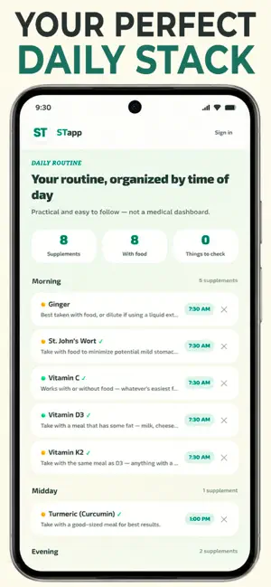 STapp: Supplement Tracker screenshot 2