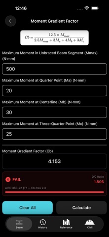 Beam Engineering lite iPhone screenshot