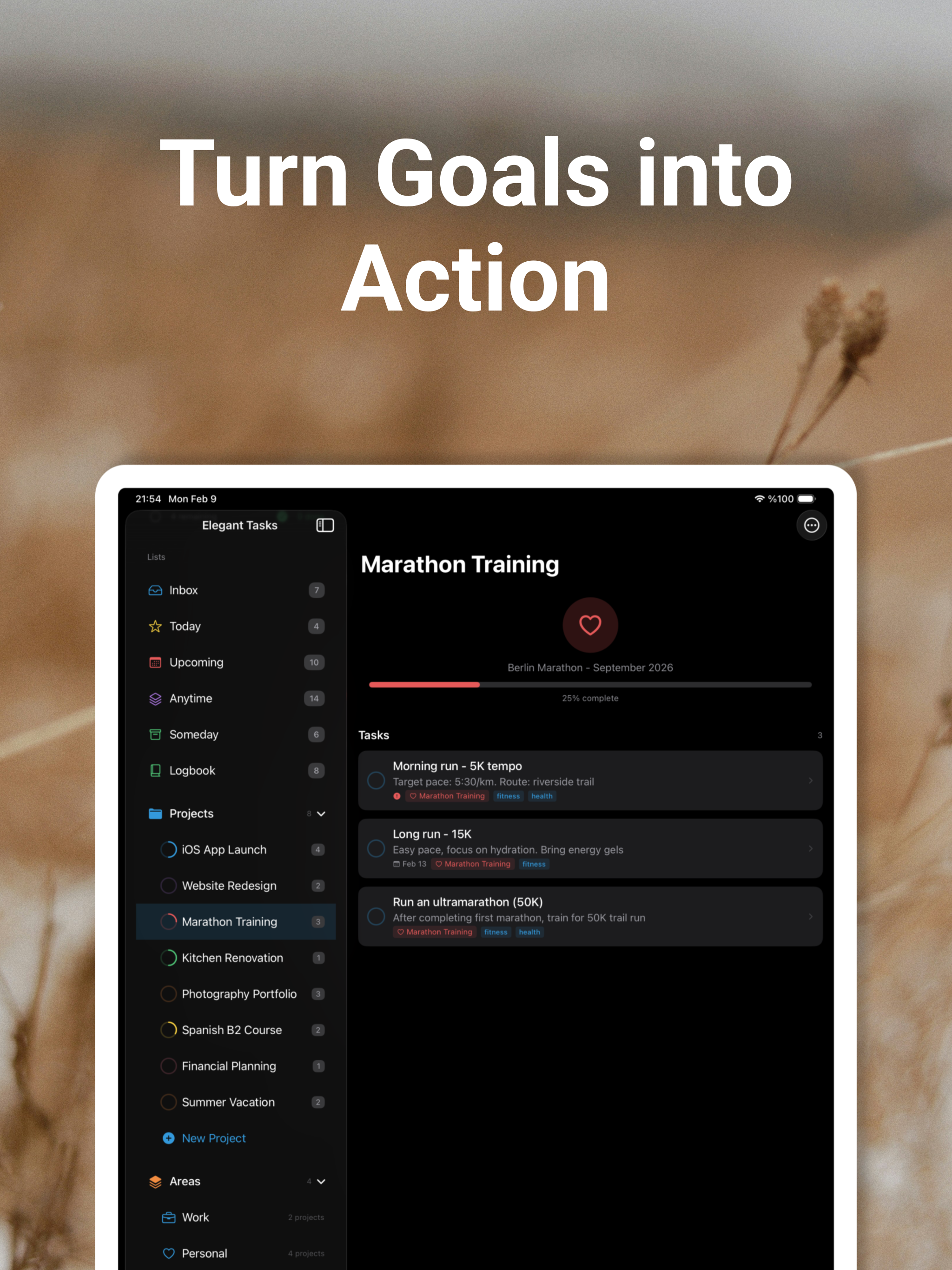 Elegant Tasks: To-Do List