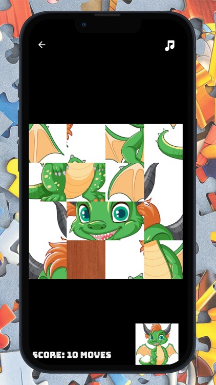 Jigsaw puzzle block & riddle