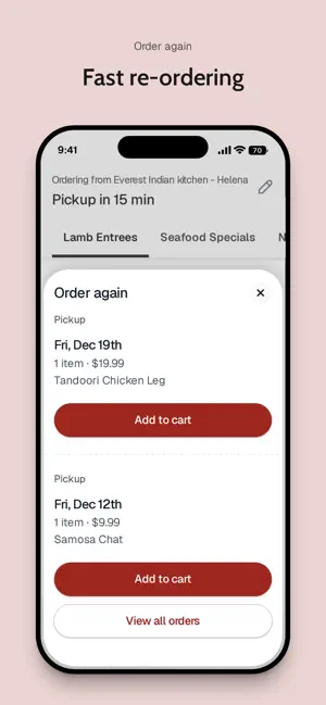 Everest Indian kitchen To Go screenshot 4
