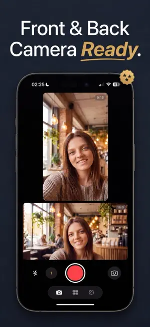 ReFrame: Multi-Angle Recorder iPhone screenshot 2