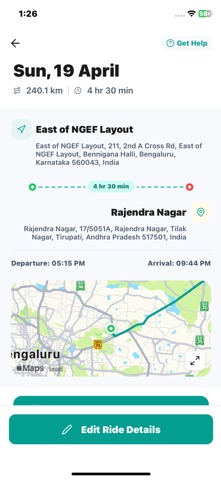 Ryddo – Intercity Carpooling iPhone screenshot 3