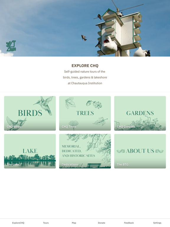 exploreCHQ iPad screenshot 4 - Travel app
